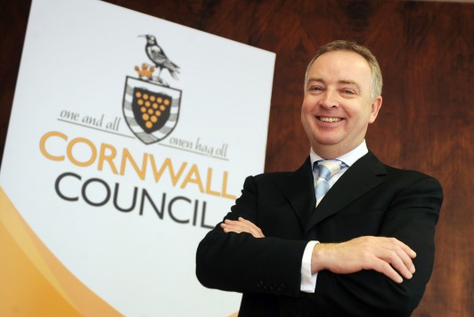 Kevin Lavery, chief executive at Cornwall's recently established unitary autority