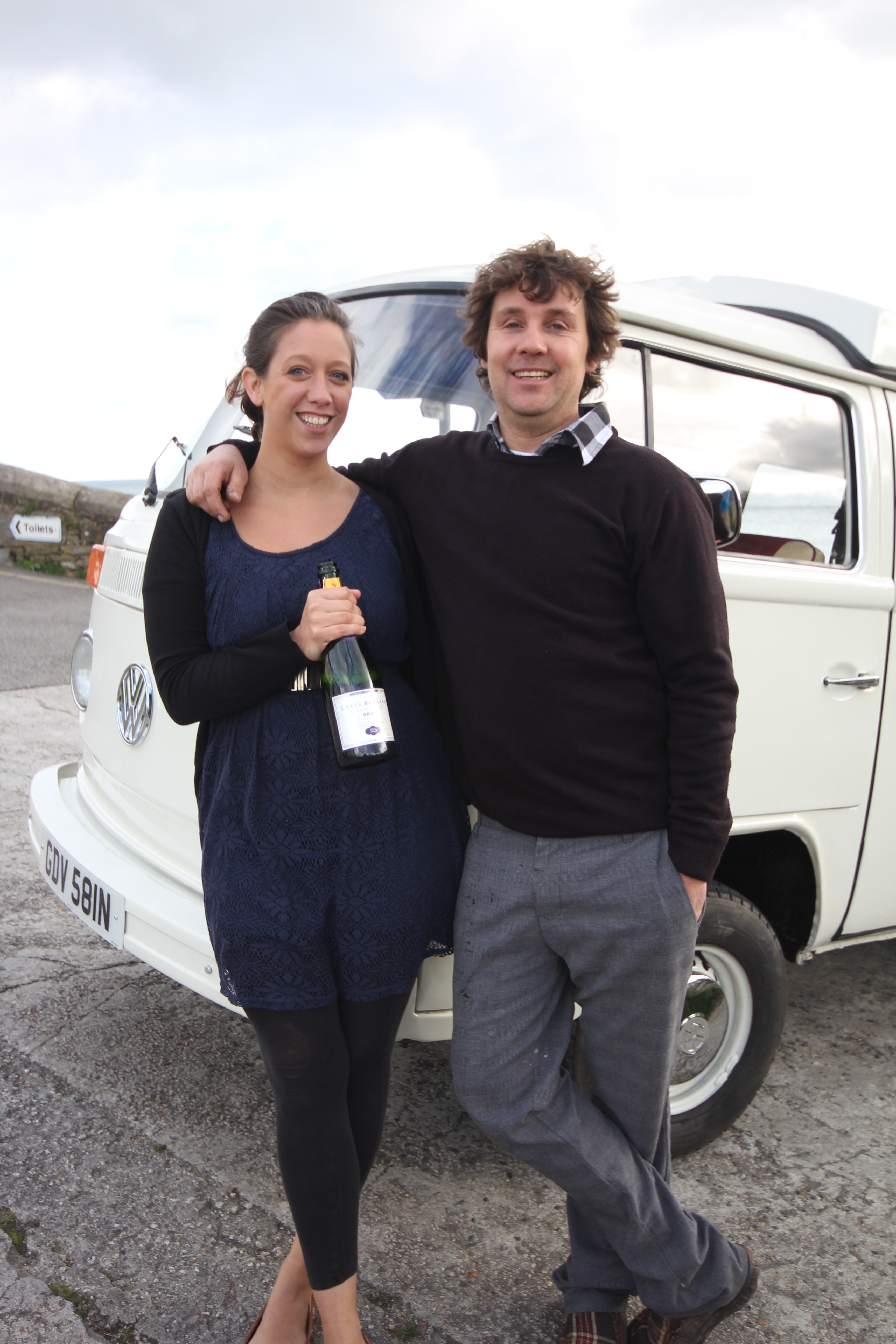 Jess Ratty and Ben Ford from The Cornwall Camper Company