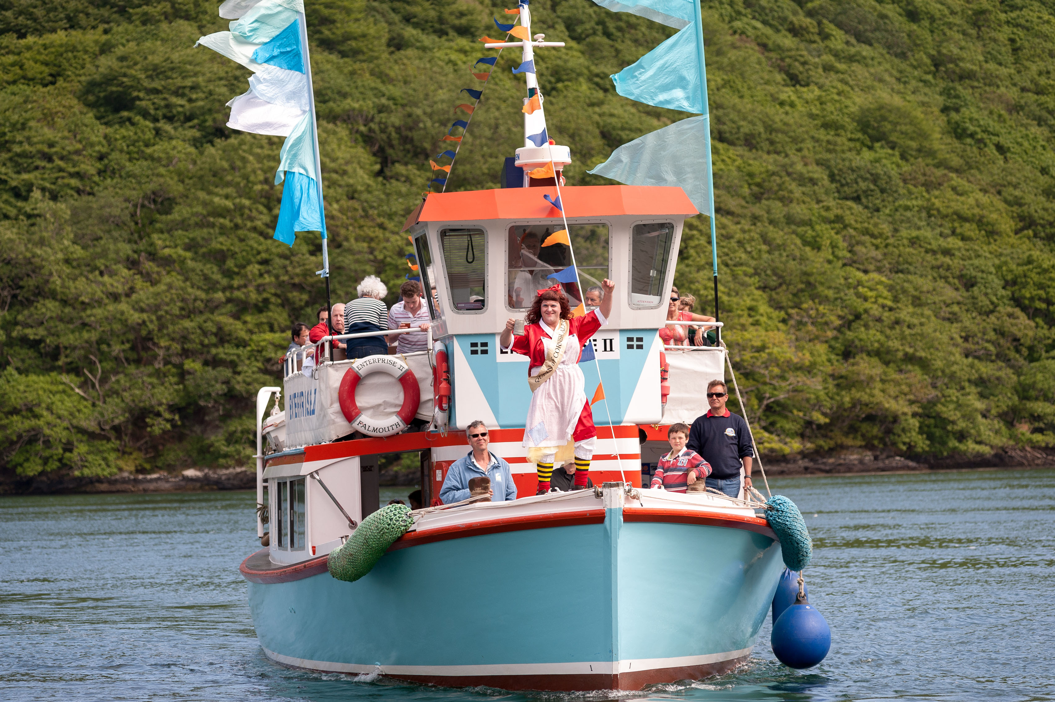 The Fal River Festival is now one of the largest events in Cornwall