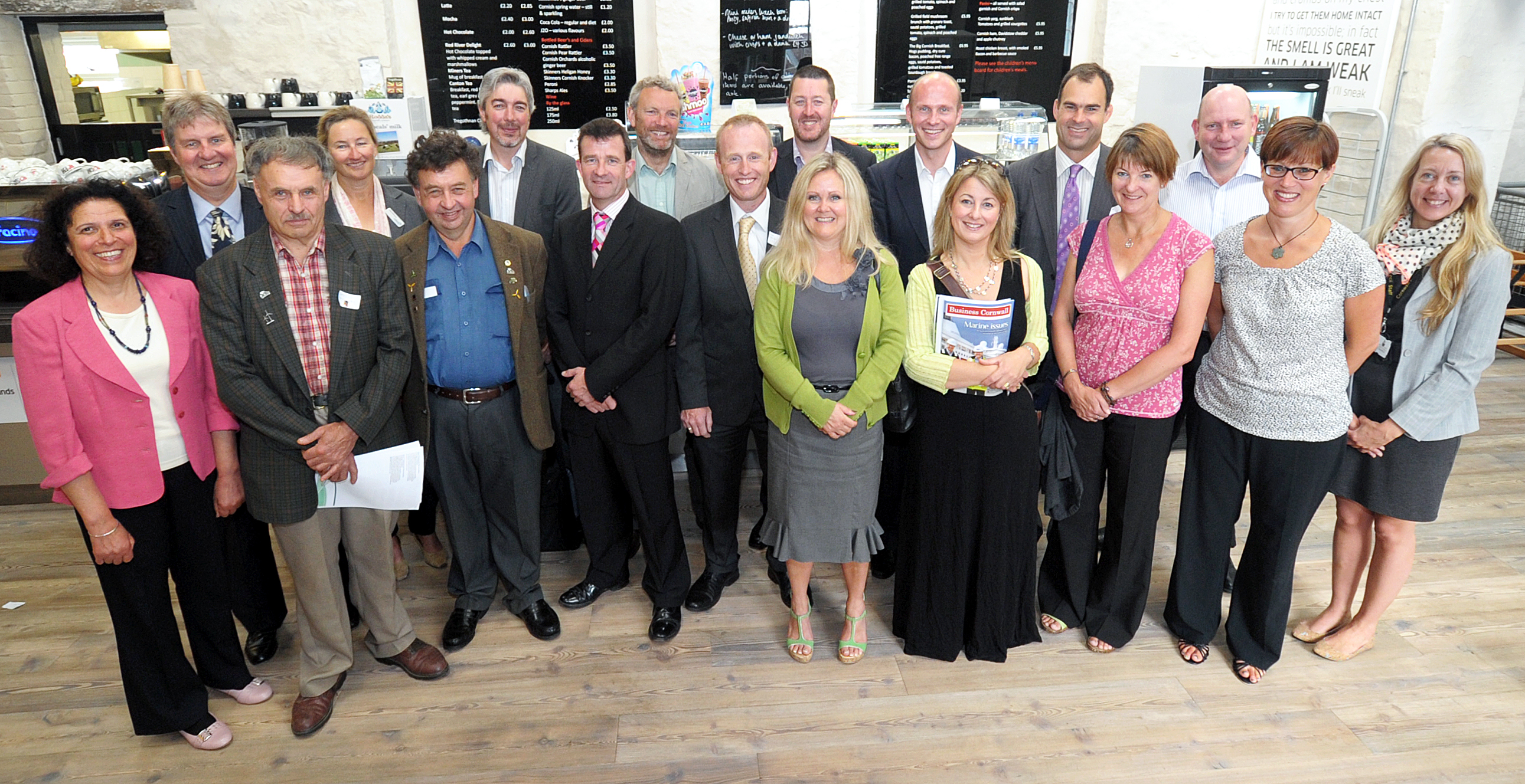 The sponsors for the 2013 Cornwall Sustainability Awards were unveiled at a launch event at Heartlands