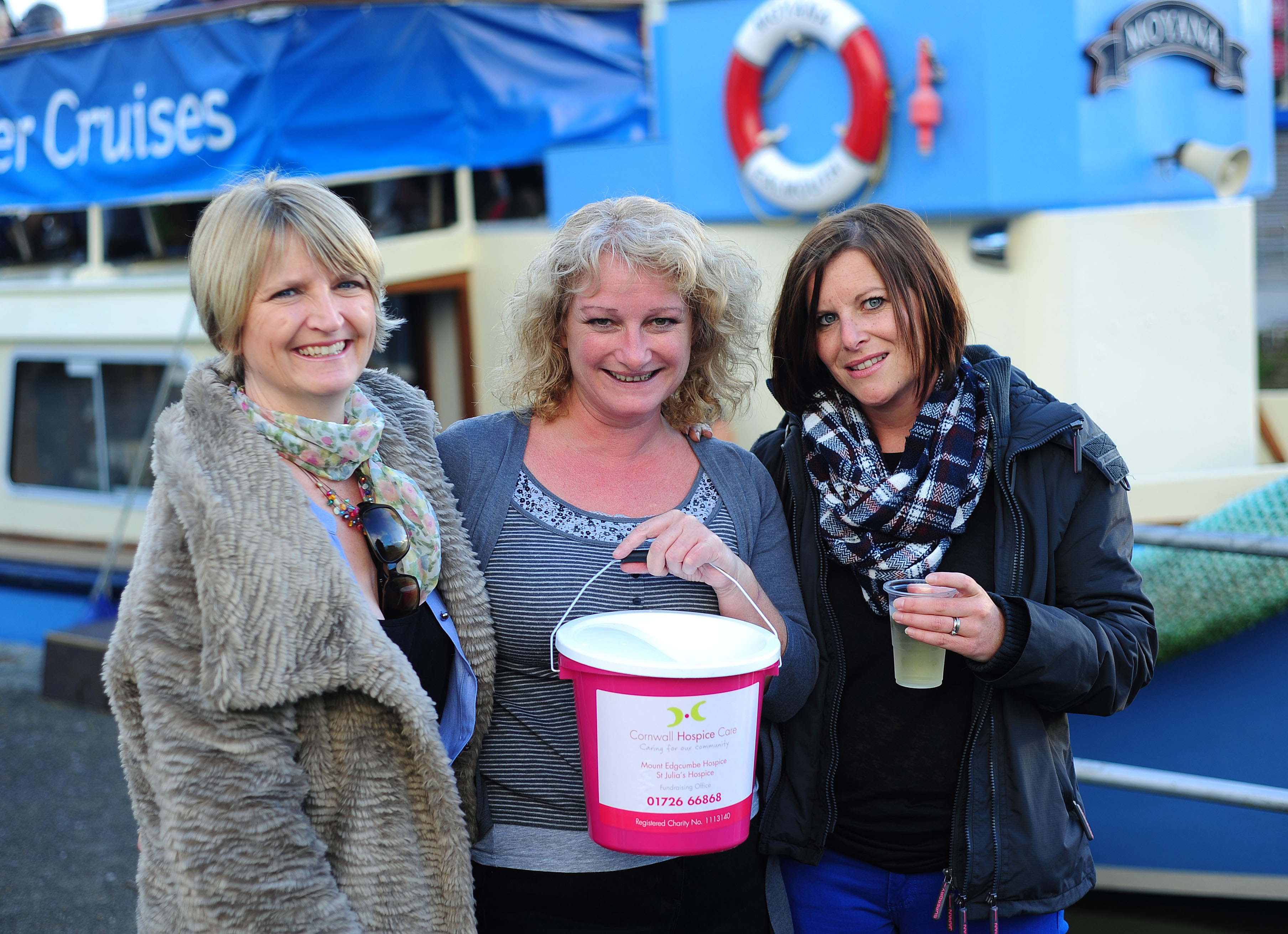 The Women of Worldwide (l-r): Donna Hansen, Lynne Williams and Rebecca Bendle. The independent financial advisers have raised over £5,000 for Cornwall Hospice Care in 2013
