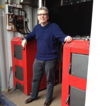 Martin Barlow and the biomass boilers