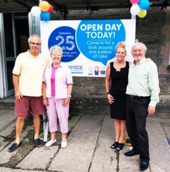 John, Roe, Karen and Terry - 25 Year Open Day