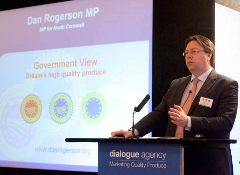 Dan Rogerson MP addresses the EU protected foods conference