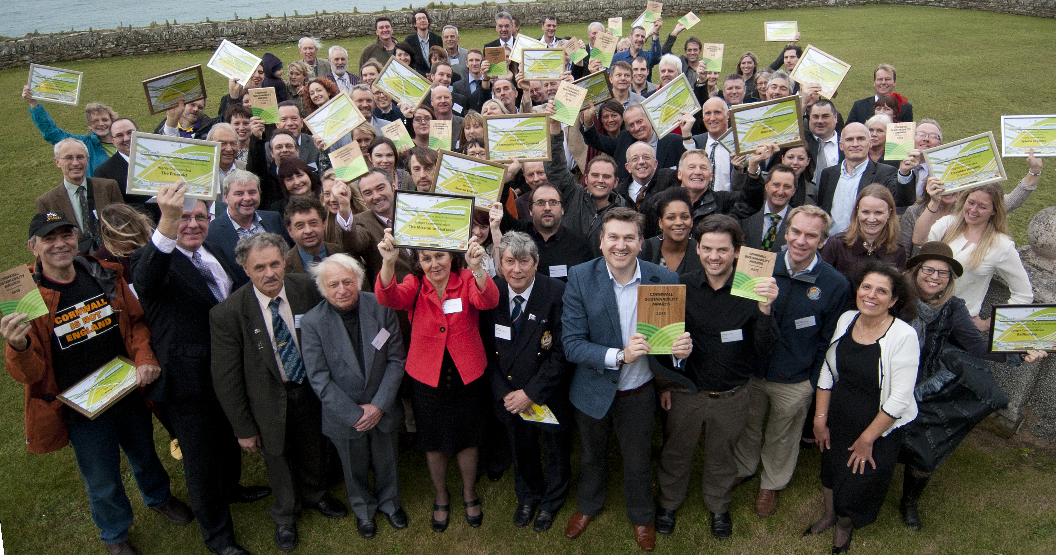 Winners at the 2013 Cornwall Sustainability Awards. Organisers have just announced this year's shortlist.