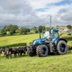 New Holland T7 Methane Power LNG Tractor at Trenance farm